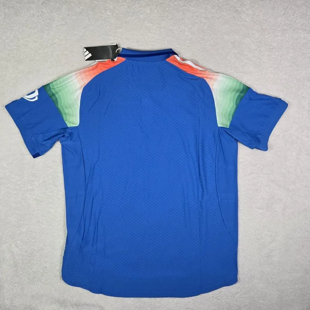 Adidas India National Cricket Team Official Jersey Mens Size XL  Blue KC3746